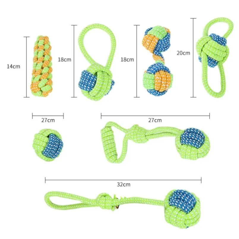 Pet Dog Toys Interactive Cotton Rope