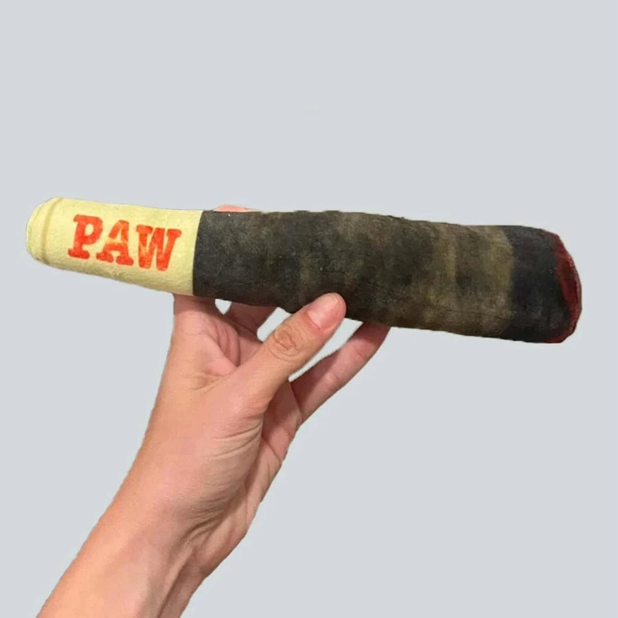 Funny Interactive Dog Toy - Cigar Design Plush