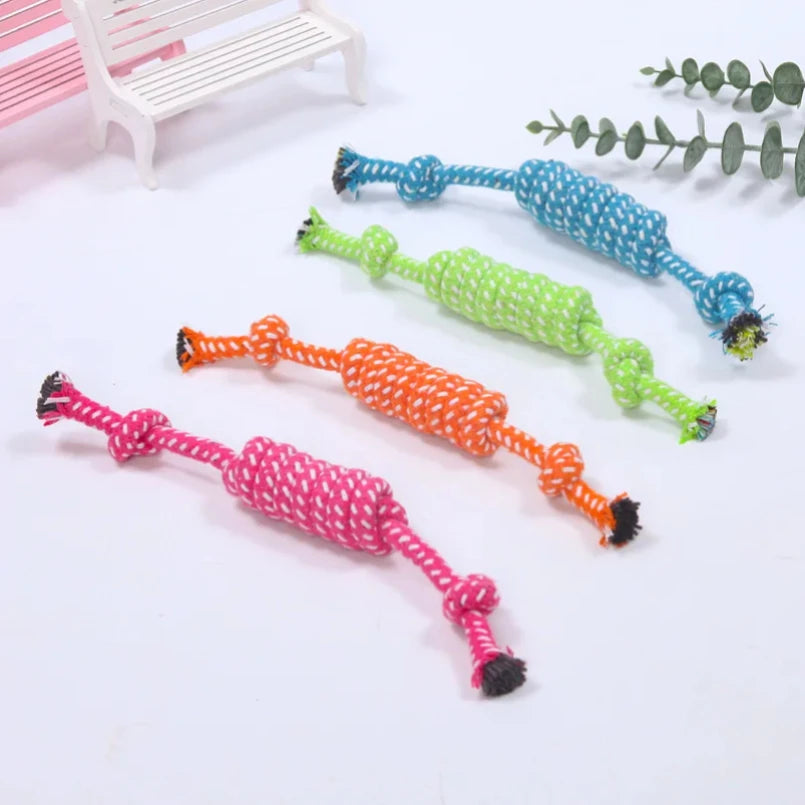 Pet Dog Toys Interactive Cotton Rope