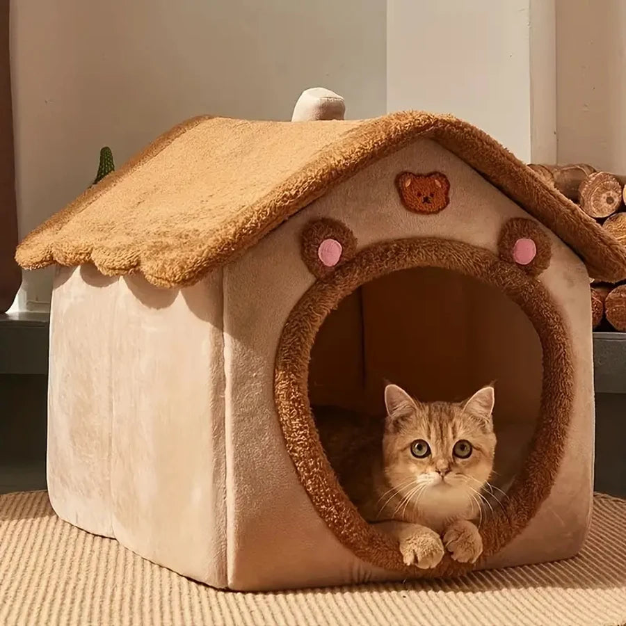 Foldable Pet House Removable And Washable