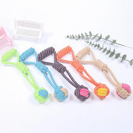 Pet Dog Toys Interactive Cotton Rope